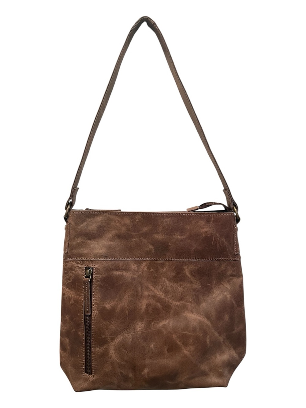 NorthStyle Distressed Buffalo-like Shoulder Bag.